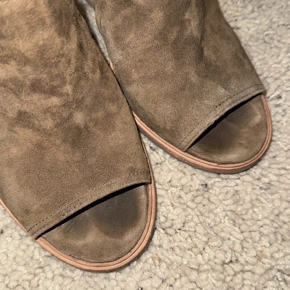 Vince Camuto Peep Toe Bootie Shoes